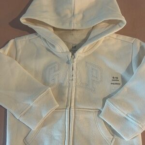 GAP Off-White 6-12 Months Baby Hoodie